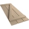 Ekena Millwork Rustic Three Board Spaced Board-n-Batten Rough Cedar Faux Wood Shutters w/Z-Board, 17 1/2W x 48H, PR SHUBSZ17X48RCPR - alternate 3